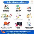 Asignaturas en inglés | Materias escolares