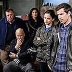 Dirk Blocker, Melissa Fumero, Joel McKinnon Miller, Andy Samberg, and Stephanie Beatriz in Brooklyn Nine-Nine (2013)