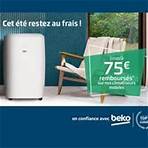 Offre de Remboursement beko : Jusqu’à 75€ remboursés sur Climatiseur