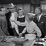 Buddy Ebsen, Raymond Bailey, Nancy Kulp, Hayden Rorke, and Irene Ryan in The Beverly Hillbillies (1962)