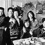 Tamlyn Tomita, Rosalind Chao, Ming-Na Wen, Tsai Chin, Kieu Chinh, Lisa Lu, France Nuyen, and Lauren Tom in The Joy Luck Club (1993)