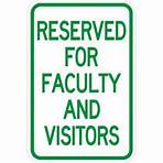 Reserved for Faculty and Visitors Signs - AR-108