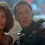 Sandra Bullock and Keanu Reeves in Speed (1994)