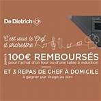 Offre de Remboursement De Dietrich : Jusqu’à 100€ remboursés sur Table à Induction ou Four