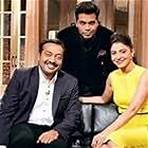 Karan Johar, Anurag Kashyap, and Anushka Sharma in Koffee with Karan (2004)