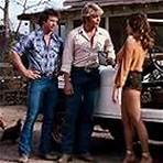 Catherine Bach, John Schneider, and Tom Wopat in The Dukes of Hazzard (1979)