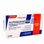 Anestésico Lidocaína Alphacaine 2% 1:100.000 - Dfl