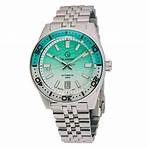 Islander Northport Hi-Beat Automatic Dive Watch with Seafoam Green and White Ripple Dial #ISL-155