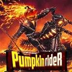 Pumpkin Rider Dirija a moto do Cabeça-de-Abóbora