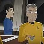 Anson Mount and Ethan Peck in Star Trek: Strange New Worlds (2022)