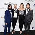 Judith Godrèche, Adam Scott, Jason Schwartzman, and Taylor Schilling at an event for The Overnight (2015)