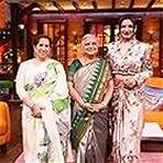 Raveena Tandon, Guneet Monga, and Sudha Murthy in The Leading Ladies of India (2023)