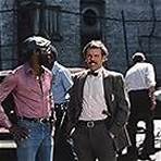 Taurean Blacque, Bob Harks, and Joe Spano in Hill Street Blues (1981)
