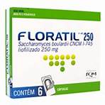 Probiótico Floratil AT 250mg FQM 6 Cápsulas R$ 47,89