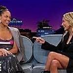 Alicia Keys and Hailey Bieber in The Late Late Show with James Corden (2015)
