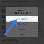 tap view apple id settings app