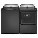 GE Profile 5 Cu. Ft. Top Load Impeller Washer and 7.4 Cu. Ft. Electric Dryer Laundry Pair in Diamond Gray | NFM