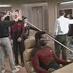 Marina Sirtis, Brent Spiner, LeVar Burton, and Patrick Stewart in Star Trek: The Next Generation (1987)