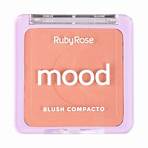 Blush Compacto Mood Mb100 Hbf5821 Rubyrose