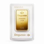 50 g Degussa Goldbarren (geprägt)