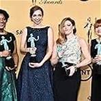 Natasha Lyonne, Annie Golden, Lauren Lapkus, and Adrienne C. Moore at an event for The 21st Annual Screen Actors Guild Awards (2015)