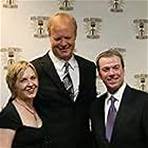 Presenters of the voice acting awards Carolyn Lawrence, Bill Fagerbakke, and Rodger Bumpass.