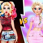 Love vs Hate Fashion Rivalry Arlequina vs Elsa do Frozen