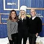 Jeffrey Katzenberg, Veena Sud, and Kaitlin Olson at an event for Flipped (2020)