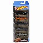 Hot Wheels Cars, Fast & Furious 5-Pack Of 1:64 Scale Toy Cars