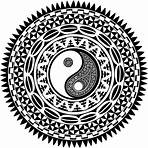 Mandala Maori Yin Yang
