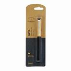 Parker Beta Premium Ball Pen Chrome Trim Systemark Gold Fini