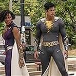 Meagan Good and Ross Butler in Shazam! Fury of the Gods (2023)