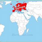 Europa auf der Weltkarte