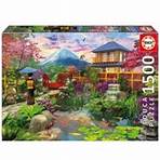 Puzzle 1500 pièces : Jardin Japonais