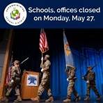Schools and offices are closed Monday, May 27