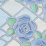 Amiens Blue Stained Glass | Semi Privacy (Adhesive)