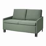 LINNEFORS - 雙人座沙發床, Remmarn 灰綠色, 129x92x45 公分 | IKEA 線上購物