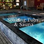 Soaking tubs and sauna doe bay