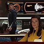 Rebecca Romijn and Ethan Peck in Star Trek: Strange New Worlds (2022)