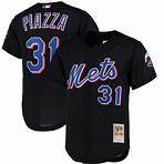 Mike Piazza New York Mets Mitchell & Ness Cooperstown Collection Mesh Batting Practice Jersey - Black