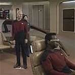 Marina Sirtis, LeVar Burton, and Patrick Stewart in Star Trek: The Next Generation (1987)