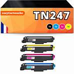 Pack de 4 toners compatible BROTHER TN-247XL