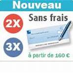 Paiement en 2 ou 3 fois sans frais