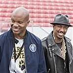 Nick Cannon and Leonard Roberts in Drumline: A New Beat (2014)