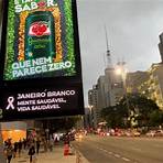 Relógios de rua de São Paulo(SP) apoiam a Campanha Janeiro Branco!