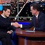 Stephen Colbert and Rami Malek in Rami Malek/Jill Soloway/Leah Bonnema (2019)