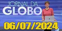 GLOBO AO (HD) AGORA HOJE 06/07/2024 NO RANCHO FUNDO -ELAS POR ELAS - JORNAL NACIONAL - RENASCER