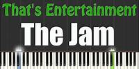 That's Entertainment - The Jam - Piano Tutorial