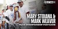 NCAA Championship Postgame: Mary Stoiana, Mark Weaver