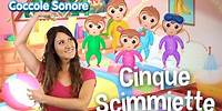 Cinque Scimmiette - Balliamo con Greta - Canzoni per bambini di Coccole Sonore